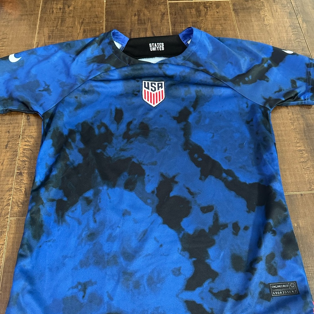 Team USA Soccer Nike Blue and Black Dri-FIT T-Shirt